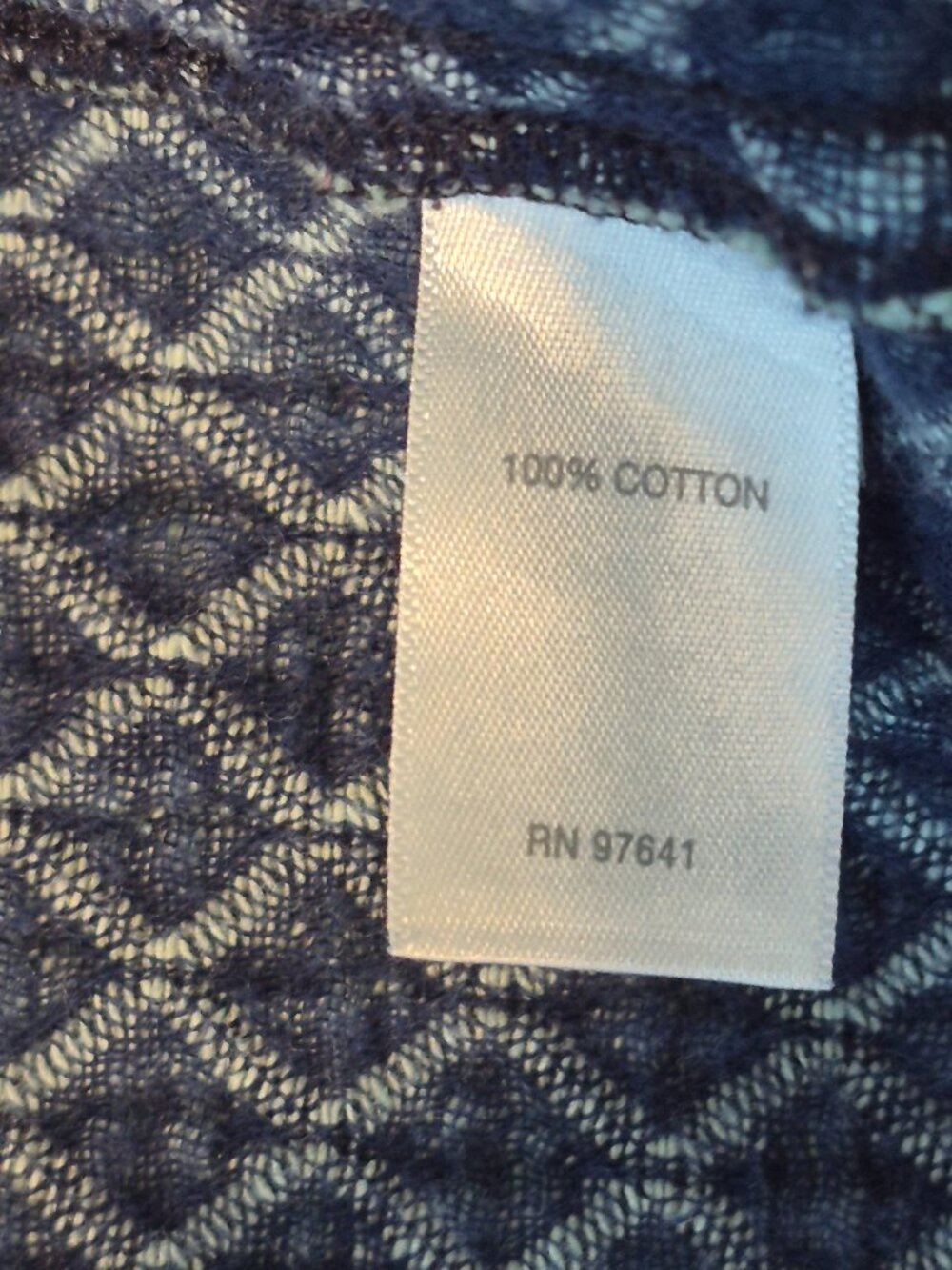 Pure Jill Indigo Quilted Snap Jacket XS - Picture 8 of 8
